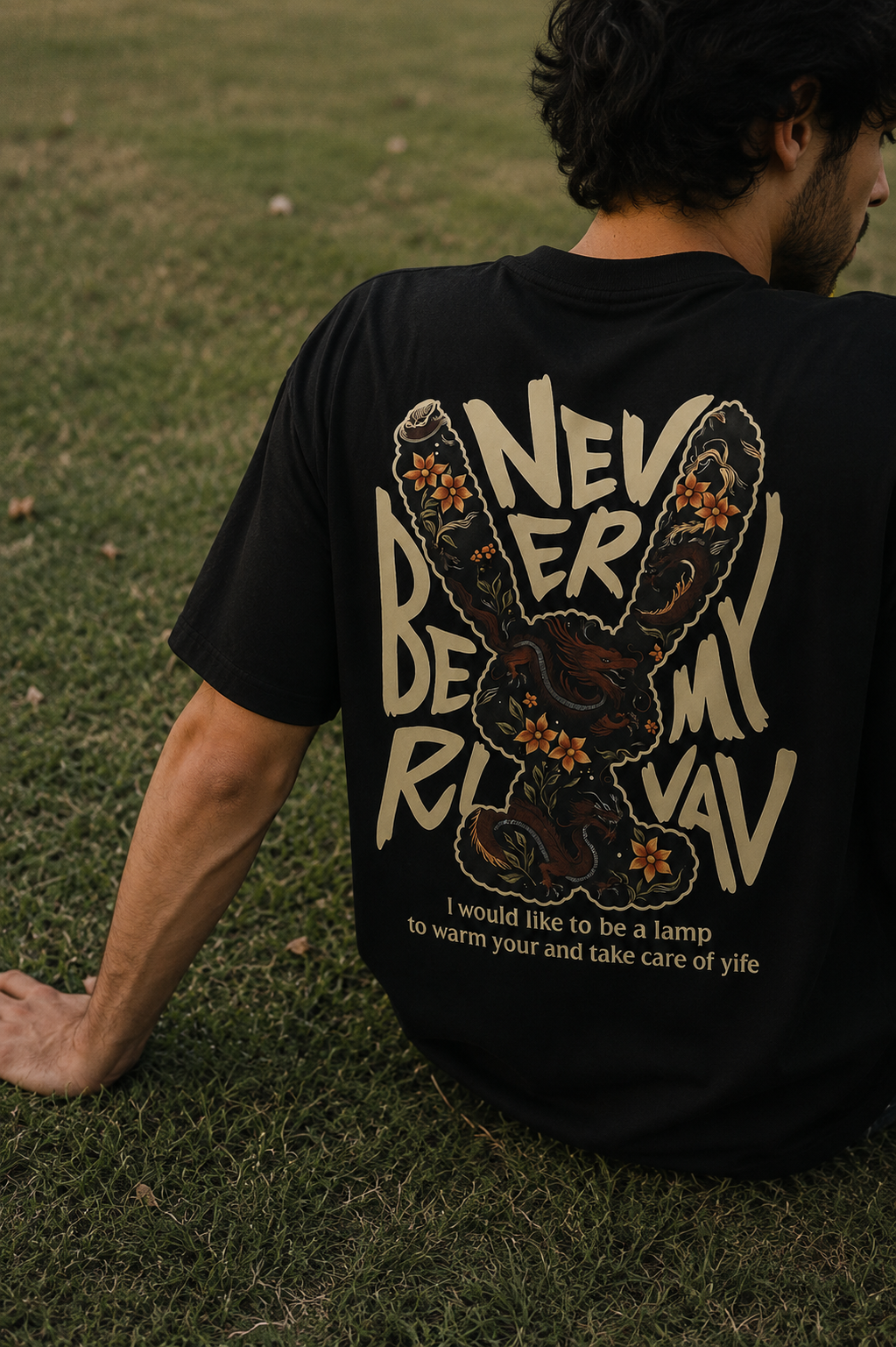 Never Be Normal — Oversized Graphic T-Shirt