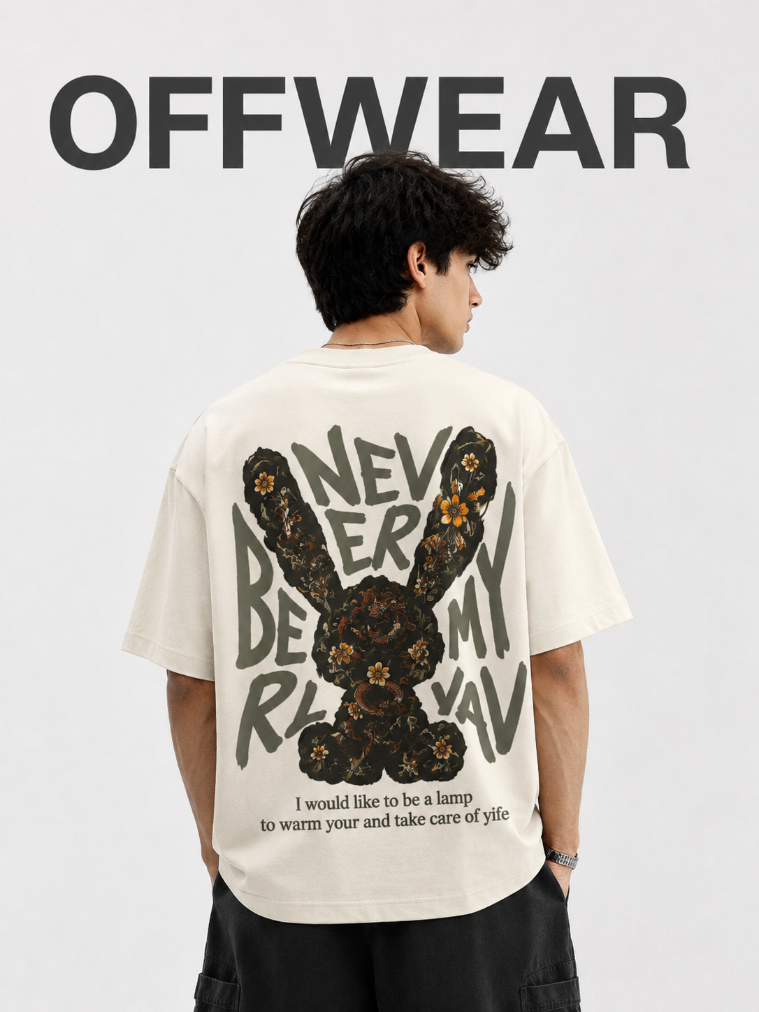 Never Be Normal — Oversized Graphic T-Shirt