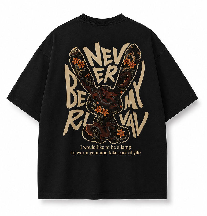 Never Be Normal — Oversized Graphic T-Shirt