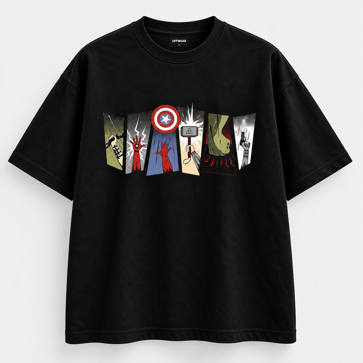 Marvel Heroes Oversized Tee