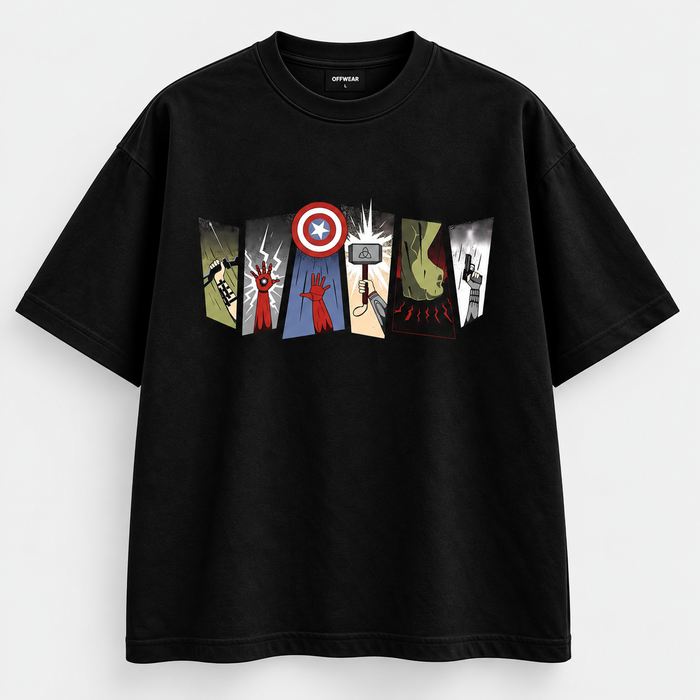 Marvel Heroes Oversized Tee