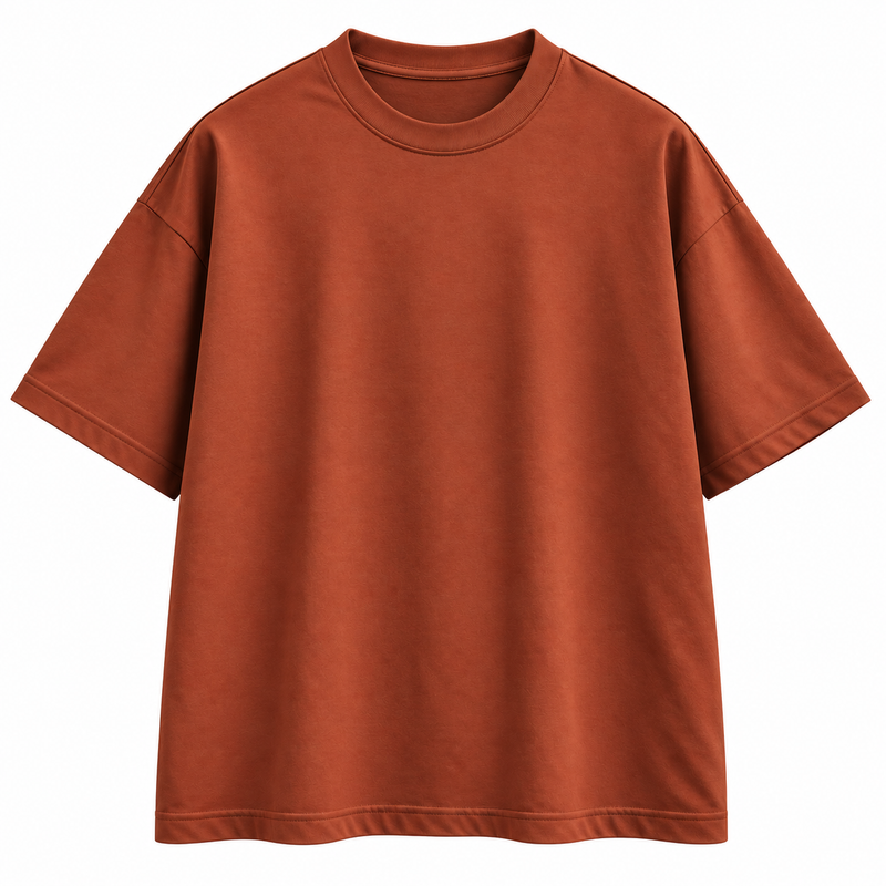 Rust Oversized Tee POD