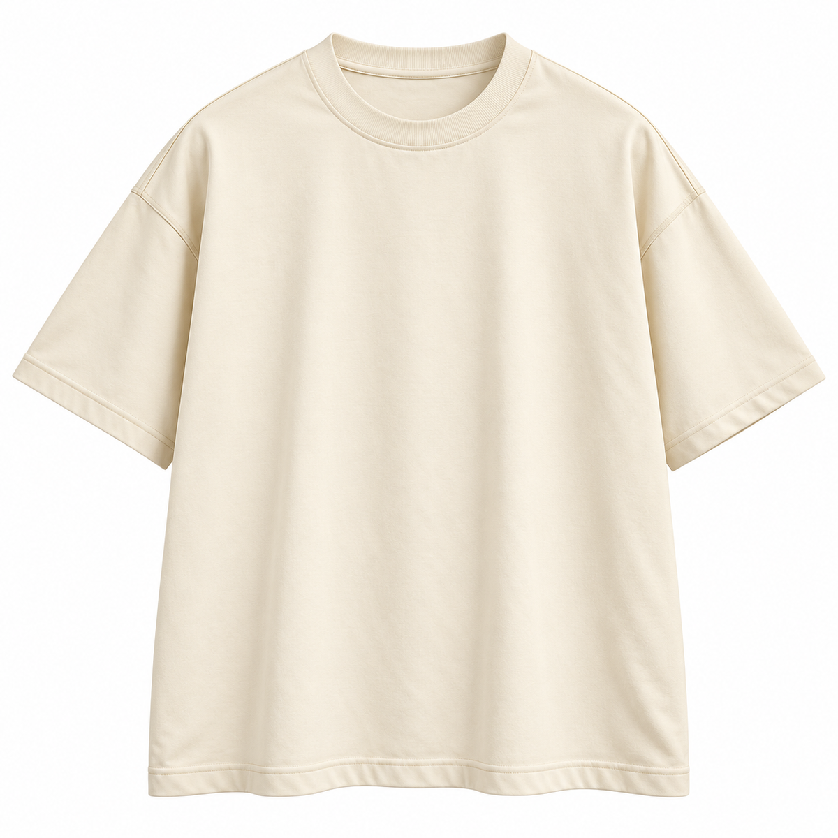 Off Cream OverSized Tee