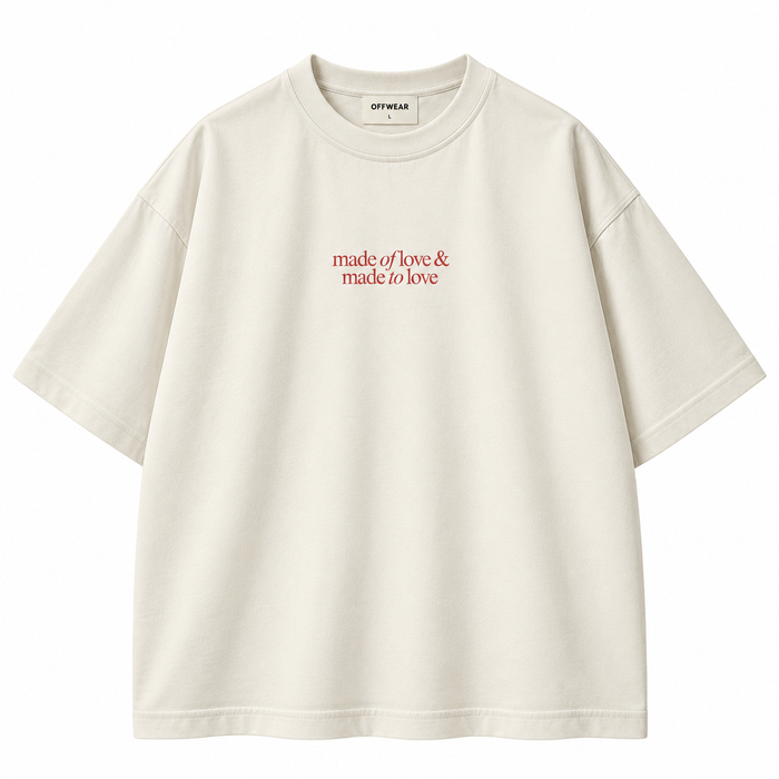 Made of Love Oversized Tee