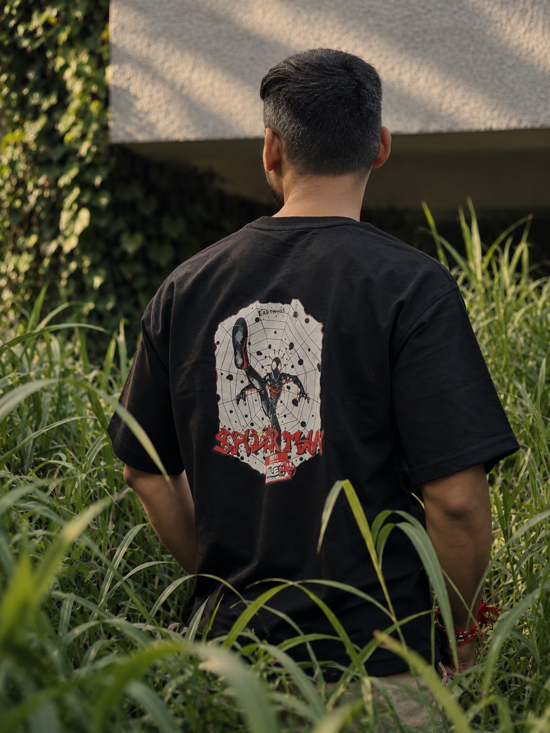 SPIDER-MAN MILES — Oversized Graphic Tee